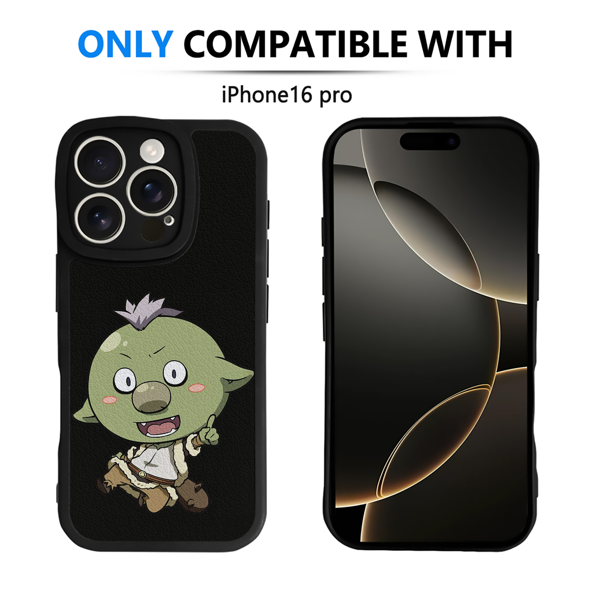 （画像用） 転スラ Regarding Reincarnated to Slime 【iPhone 16シリーズ対応】シリコンスマホケース（レザー調） 材質：シリコン